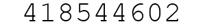 Number 418544602.