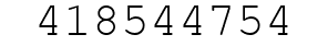 Number 418544754.