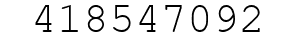 Number 418547092.