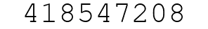 Number 418547208.