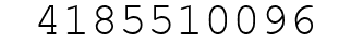 Number 4185510096.