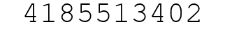 Number 4185513402.