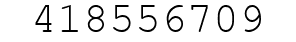 Number 418556709.