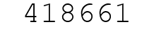 Number 418661.