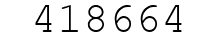 Number 418664.