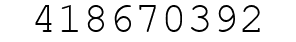 Number 418670392.