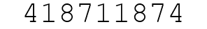 Number 418711874.