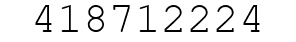 Number 418712224.