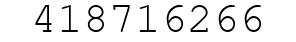 Number 418716266.