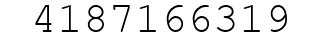 Number 4187166319.