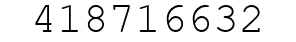 Number 418716632.