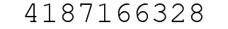 Number 4187166328.