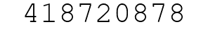 Number 418720878.