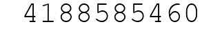 Number 4188585460.