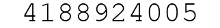 Number 4188924005.