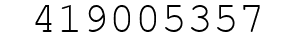 Number 419005357.