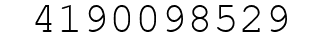 Number 4190098529.