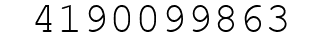 Number 4190099863.