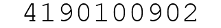 Number 4190100902.