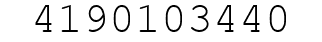 Number 4190103440.