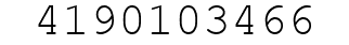 Number 4190103466.