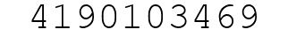 Number 4190103469.