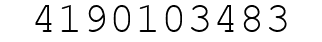 Number 4190103483.