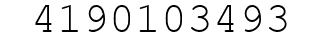 Number 4190103493.