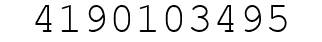 Number 4190103495.