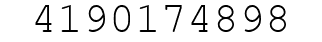 Number 4190174898.