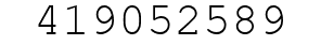 Number 419052589.