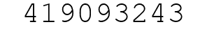 Number 419093243.