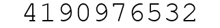Number 4190976532.