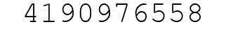 Number 4190976558.