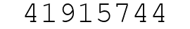 Number 41915744.
