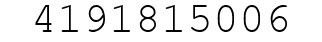 Number 4191815006.