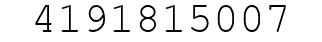 Number 4191815007.