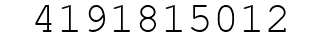 Number 4191815012.