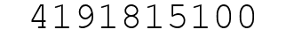 Number 4191815100.