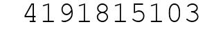 Number 4191815103.