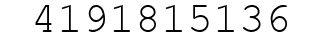 Number 4191815136.