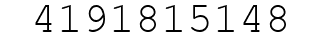 Number 4191815148.