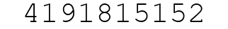 Number 4191815152.