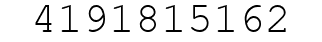Number 4191815162.
