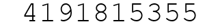 Number 4191815355.