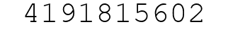 Number 4191815602.