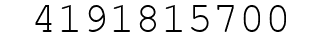 Number 4191815700.