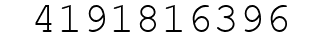 Number 4191816396.