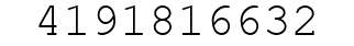 Number 4191816632.
