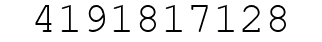 Number 4191817128.